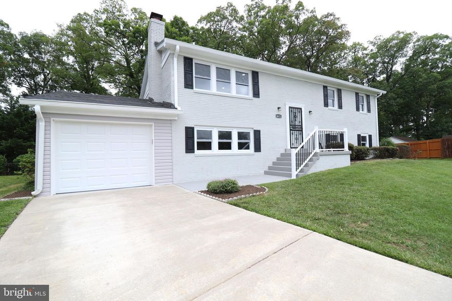 Back on the market!  Beautifully updated 2 level house at the end of Cul-de-sac.  Fully updated kitchen with new appliances.  3 spacious bedrooms on the upper level.  Huge Basement with beautiful warm wood panel walls.    Huge utility room. New windows thought out the house!  New Roof!   New garage door, and garage siding.  New floors. AC unit and Water Heater are almost new.  Freshly painted.