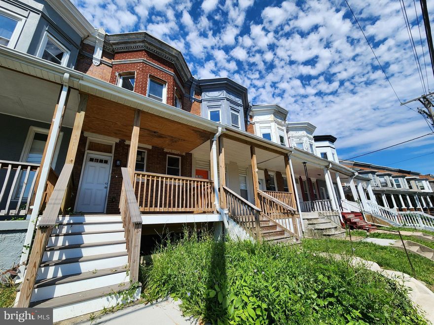 ONLINE AUCTION: Bidding begins 7/4/2024 @ 10:00 AM. Bidding ends 7/8/2024 @ 11:10 AM. List Price is Suggested Opening Bid. Deposit: $10,000.

This 2-story turn-key townhome is situated in the Central Park Heights area, conveniently located near the Pimlico Race Course and Loyola University. It offers easy access to Park Heights Ave, the closest major traffic artery, ensuring quick and convenient transportation options. The property is vacant.