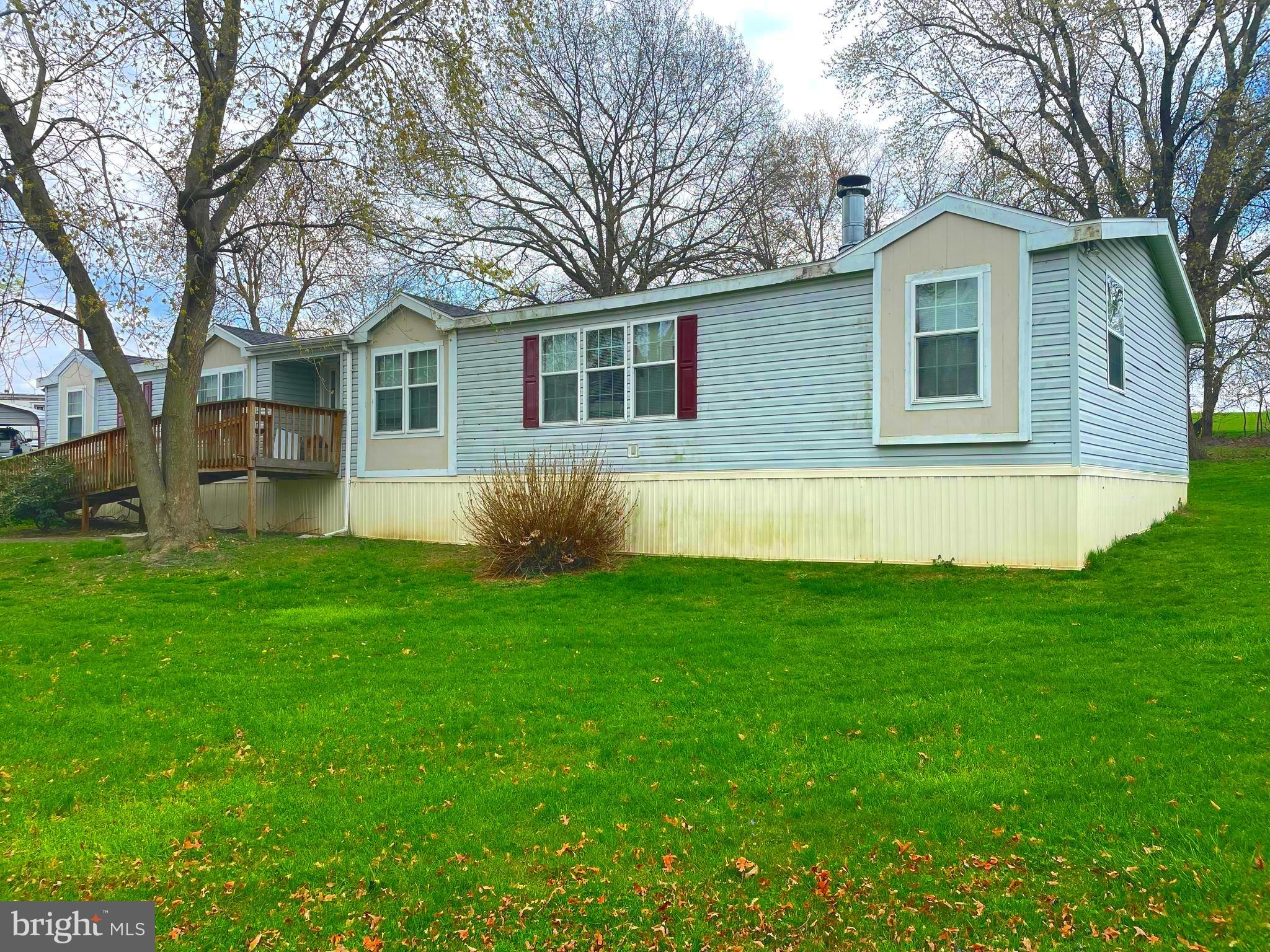 Taking backup OFFERS. Under agreement again in under 3 DAYS with cash offer. Taking the first qualified buyer with signed backup offer dated 8/7/24.  Home on private country lane  with no-thru traffic. Large open lot with COUNTRY VIEWS.  1 YEAR - FREE American Home Shield- Home WARRANTY. Largest double wide model available - over 1,900 square feet.  CENTRAL AC. Three bedroom rancher w/ handicap RAMP, rear deck, storage shed, LARGE kitchen  with center island and open concept eating area, main suite with garden tub and walk-in shower, living room and family room. All 3 bedrooms have walk-in closets.  NEW ROOF 2024. Wood burning fireplace, propane furnace. Includes propane stove and fridge. NEW CARPET  in living room, dining room and office. Less than 10 minute drive to all major amenities - shopping, entertainment, dining.  Perfect set up for in-laws or large families. LOWER DAUPHIN SCHOOL DISTRICT. Cash offers preferred and will consider dicsount; conventional loan assistance available. Call for all details. Comes with