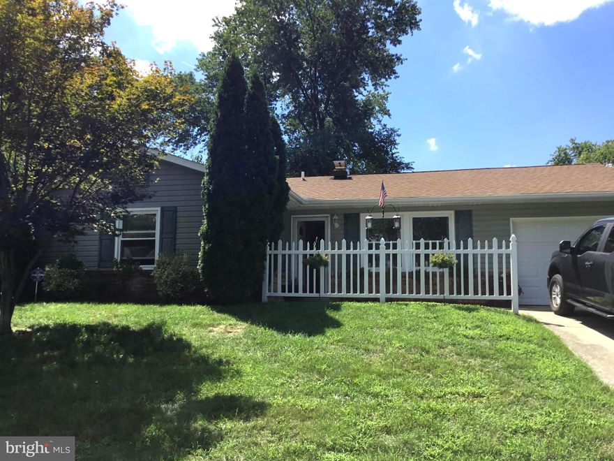 Great condition: most everything has been replaced, inside and outside the home.   ****stainless steel appliances, granite countertops,   upgraded kitchen 2016 , ****Vinyl siding approx 2006,  + master bath;  engineered hardwood floors in kitchen, dining room ****HVAC (Carrier) 2010,  and water heater 2010;  Copper water lines replaced 2010. **** wood floors in laundry area 2016 + additional door installed to 2nd driveway  **** Sunsetter awning 2007, Paver brick patio, Patio doors  **** New roof 2014+ Solar panels new in 2019 (owned -25 year Manufacturer warranty, monitoring            system,  attic fan,             BGE bill averages less than $20  per month **** new electric panel in garage 2019. Garage door openers, washer and dryer in 2016.  ***************all you need to do is some painting, if you wish. $5000 carpet and Paint  allowance