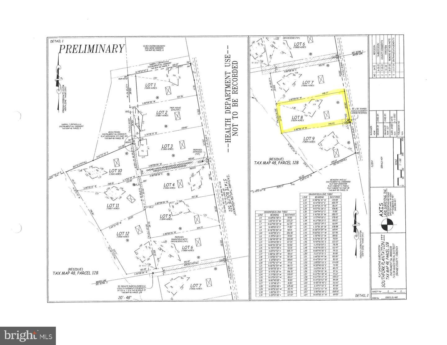 Lot 8 ZACHARY TAYLOR HWY