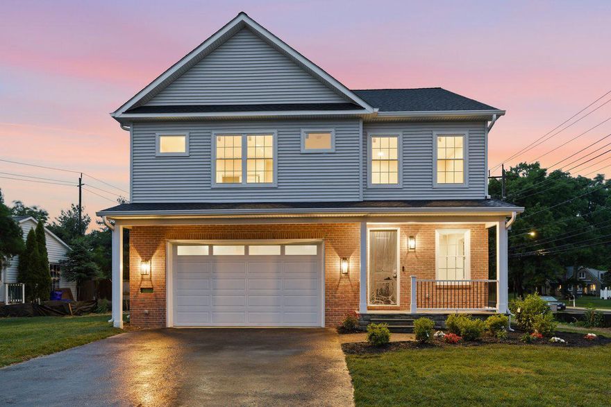 On the market for the first time- a unique opportunity to own a newly constructed home built by the MCPS Construction Trades Foundation! Students in the program cleverly designed and constructed this stunning home under professional supervision.
Where refined modern living meets elevated design, this home blends luxury finishes with everyday comfort for the discerning homeowner. Perched off Cherry Hill Road, this home is just minutes from the ICC, 29, and 95. Shopping is right down the street!  A thoughtfully designed mudroom between the two-car garage and kitchen makes grocery runs easy while offering storage for everyday use
Natural light flows throughout the main level, with an open floor plan and 9' ceilings.  Cozy up to the gas fireplace, enjoy conversation around the kitchen island, or an iced coffee in the sunroom.  
The kitchen  features designer selected finishes including a Brizo faucet, stainless steel appliances, full height backsplash, kitchen island and peninsula. With windows on each side of the home, there are  views of the backyard from every spot in the main living areas... The main floor Powder room feels elevated with a striking Black Onyx faucet and oversized vanity. .


The front living room can serve as a secondary gathering space, office, or  playroom.  Upstairs French doors welcome you into the expansive and luxurious primary en-suite. The primary bath is breathtaking with an expansive vanity, separate walk-in shower, freestanding soaking tub, and private water closet creating a spa-like retreat. A secondary en-suite bedroom features its own adjoining bathroom, making it ideal for guests or in-laws  The third and fourth bedrooms share a well-appointed hall bathroom.. The Laundry Room is conveniently located on the bedroom level, perfectly suited for modern living.
The unfinished basement has a rough-in for a future bathroom, full egress windows and endless potential. Dual-zoned HVACs provide comfort no matter the weather.
Located on a corner lot, there is plenty of room for entertaining both inside and out. The rear of the home features two sliders that open to a deck and backyard.  This is a special chance to own a newly constructed home that is ready for entertainment ,while supporting the program's current and future students!