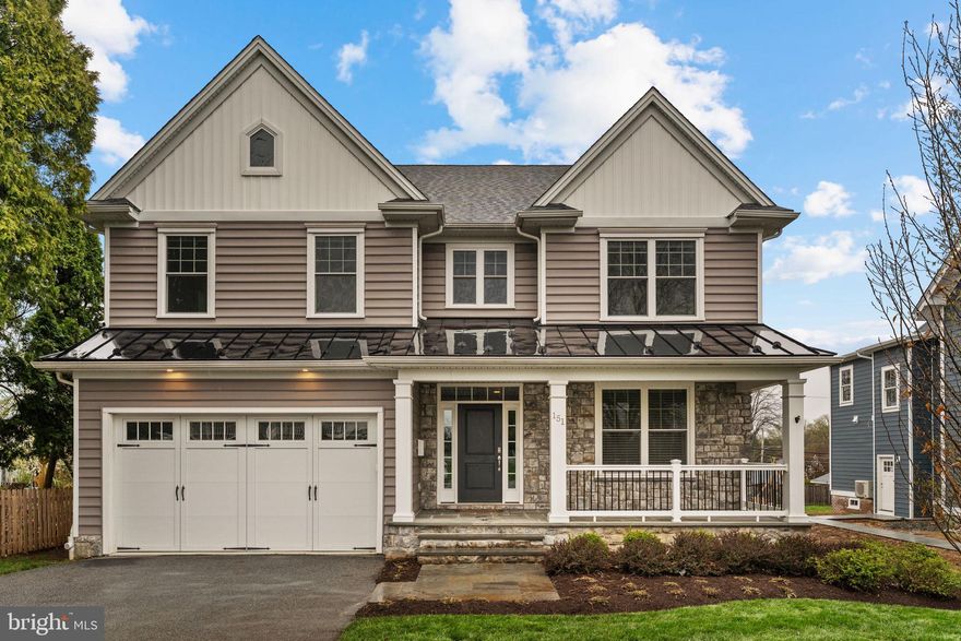 Available immediately - Welcome to 151 Channing Avenue a beautifully constructed home, completed in 2020 and ideally located in the walkable, vibrant heart of Malvern Borough. Just steps from the local library, boutique shops, restaurants, parks, and the train station, this nearly new home offers the perfect blend of small-town charm and everyday convenience. With easy access to Route 30, the PA Turnpike, and Philadelphia International Airport, commuting and travel are a breeze. From the moment you arrive, you’ll be greeted by a professionally landscaped exterior, a spacious paver front porch, and a two-car garage. Inside, the main level is thoughtfully designed for modern living, featuring 9-foot ceilings, rich hardwood flooring, oversized windows, and a gas fireplace that creates a cozy yet open feel throughout. The gourmet kitchen flows seamlessly into generous living and dining areas, ideal for entertaining and daily life. A private office with front porch views offers a quiet work-from-home retreat, while a flexible bonus room adjacent to the kitchen can serve as a formal dining room or playroom. Step outside to the sunny back deck—perfect for outdoor entertaining, grilling, or relaxing around a fire pit while enjoying the private yard. Upstairs, the primary suite welcomes you with French doors, a serene sitting or workout nook, and a spacious walk-in wardrobe with custom access to the laundry room and spa-like en suite bath. A second walk-in closet offers additional storage. Down the hall, two bright bedrooms share a Jack and Jill bath with double vanity and private shower area, while a charming window seat leads to a spacious junior suite with its own en suite bath—ideal for guests. The fully finished lower level offers even more living space with two large recreation areas, a full bath, and a private fifth bedroom, with egress—perfect for guests, a home gym, or an au pair suite. Ample unfinished storage with built-in shelving keeps everything organized and out of sight. This is more than just a home—it’s a lifestyle. Become part of a close-knit community, enjoy award-winning Great Valley schools, and experience the ease of in-town living - just a few minutes walk to the Malvern Public Library and multiple parks. Don’t miss your chance to own this stunning, move-in ready home in one of Chester County’s most desirable locations.