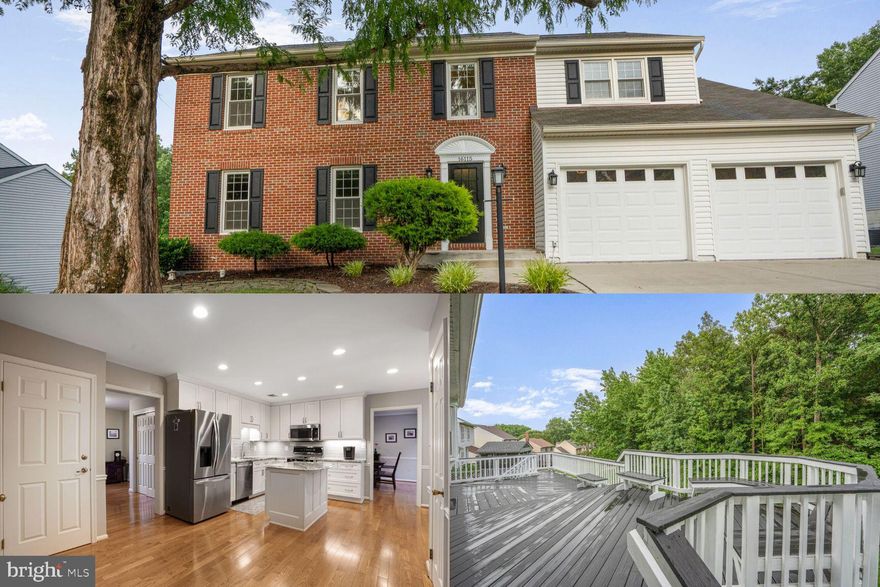 Welcome home to 16115 Kennedy St., Woodbridge, VA 22191!  This spacious 4-bedroom, 2.5-bathroom home offers 3,872 sq ft of comfortable living space across three levels. The main level features hardwood floors, an updated kitchen with granite countertops, stainless steel appliances, a center island, and an eat-in dining area—plus a formal dining room and living room. A large family room with a cozy fireplace opens to an expansive deck, perfect for outdoor entertaining. Upstairs, the primary suite includes a walk-in closet and an en-suite bathroom with a walk-in shower. Three additional bedrooms share a full hall bathroom with dual sinks and a tub/shower combo.  The bathrooms have heated floors,  and the owner installed extra attic insulation for added energy efficiency. The walkout basement has the laundry area and is unfinished, ready for your custom touch. The home also offers an attached 2-car garage with direct interior access and a spacious driveway for additional parking. Enjoy beautifully landscaped front and back yards in a great location, ideally located just minutes from the premier shopping and dining at Potomac Mills Mall, and offers quick access to I-95 for easy commuting. Your next chapter starts here! Come see this beautiful home today!