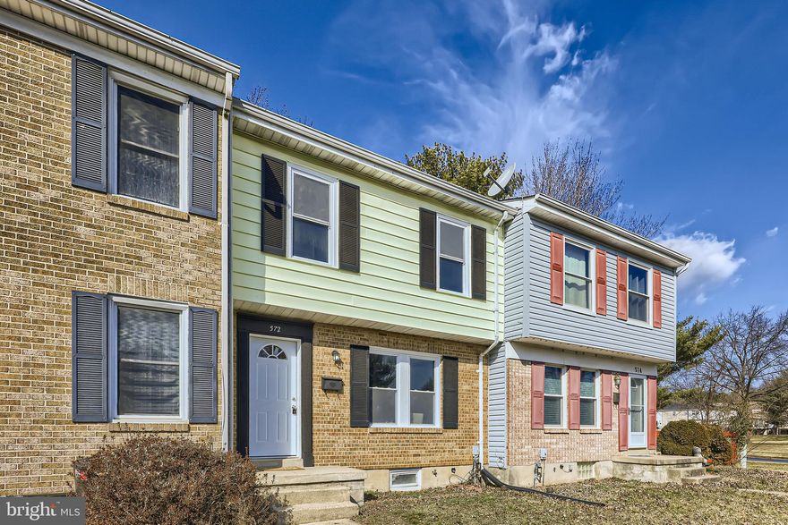 Stunning remodel on this 4br, 2 full bath, 2 half bath townhouse in Harford Square. Three levels of finished living space provides plenty of room for everyone. The main floor features a living room, kitchen/dining combo, and half bath. Brand new kitchen w ss appliances. Upstairs you will find 4brs with fresh carpet. The primary br has an en suite half bath, the full bath is located in the hallway. The lower level contains a full bath, utility area, and potential space for a playroom, office, or bedroom. Covered patio in the backyard. New HVAC . Great location close to r40 and i95. Don't miss this one!