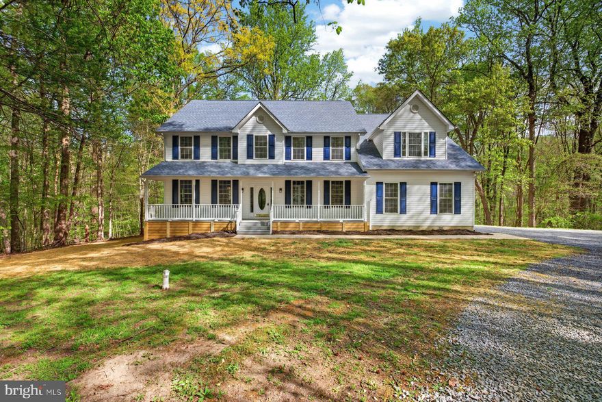 Incredible home on over 7.5 acres with over 4000 finished square feet of living space. Even better is the over sized 3+ car garage. So many options with this incredible home. The main level features hardwood flooring, updated kitchen, step down family room and Dining Room and separate Living Room. Upper level features gorgeous flooring and three generous bedrooms. The guest bath offers an updated vanity, designer fixtures and tile flooring.  The laundry is located on the second level for utmost convenience. The primary suite offers a walk in closet and a en suite bath with separate tub, shower, dual vanities and updated fixtures. The lower level offers a rec room, bedroom  and full bath plus tons of storage. All of this on 7.5+ acres and did we mention the detached garage! This garage features it's own electric panel and has space for all your tours. The lot offers an abundance of privacy and space for all your toys! Don't miss it. This will go fast! Located in sought after community with ball courts, tot lots, trails and more !