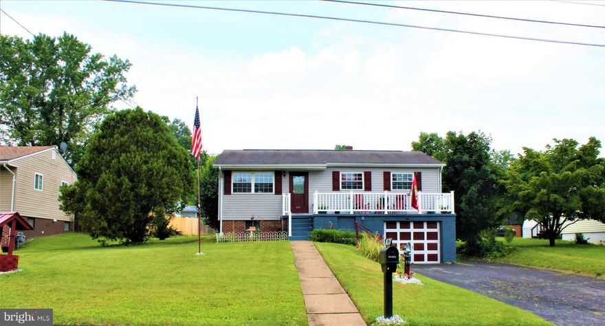 DELIGHTFUL MOVE IN READY RANCH HOME IN BEL AIR - HOME FEATURES HARDWOOD FLOORS - REPLACEMENT WINDOWS - SIDING INSTALLED IN 2008 - HIGH ENERGY EFFICIENT FURNACE & WATER HEATER - A  LARGE LOWER LEVEL REC ROOM WITH A FULL BATH & ACCESS TO WALK OUT GARAGE AREA - GARAGE CAN HOLD 2 SMALLER CARS BACK TO BACK - THERE IS A FLU IN THE KITCHEN FOR A WOOD STOVE (COVERED UP)- NICE LANDSCAPING -  MOVE IN CONDITION -  DO NOT DELAY ON THIS FINE HOME.  VERY NICE AREA, CLOSE TO RESTAURANTS AND A MARKET PLUS CONVENIENCE STORES.  COMMUNITY POOL, ELEMENTARY SCHOOL CLOSE BY.   CLOSE TO ATK, AMERICAN WOODMARK.  EASY ACCESS TO CUMBERLAND OR KEYSER WV.   A NICE LOCATION