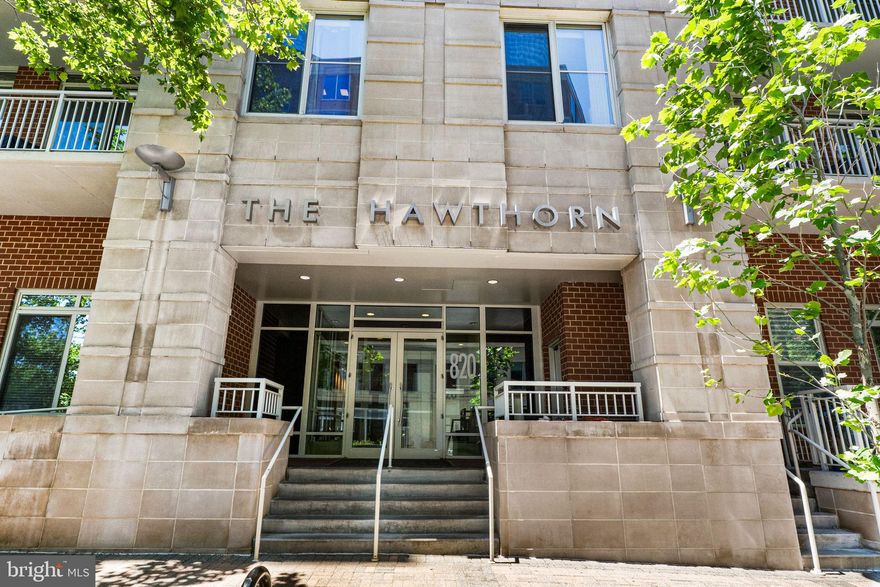 A walkers Paradise. A rare find  - 1 Bedroom, 1 Den and 1 Bathroom unit, with a large balcony. Lots of sunlight and open floor plan. New Washer Dryer in unit, HVAC system replaced in 2024, upgraded flooring and fully renovated bathroom (2026). Great location - The Hawthorn is situated between two Metro stations; Ballston and Virginia Square. You'll enjoy the amenities that the neighborhood offers - lots of restaurants and shops and nearby major highways. The community offers a fitness center, a business center and on-site management. Showing by appointment only