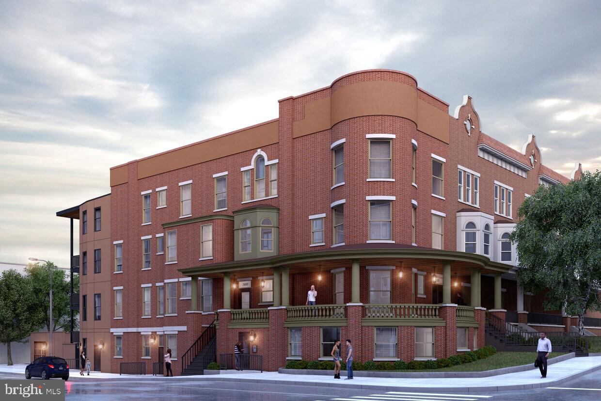 The Eleanor is a sixteen unit apartment building in a just restored, former mansion located on the corner of Auchentoroly Terrace and Gwynn Falls Parkway. Tenants will love the building because of its luxurious charm and proximity to Druid Hill Park and Hampden.
Come home to an architectural treasure with top of the line amenities, a high energy efficiency build, sound isolated apartments, large windows, tall ceilings and beautiful flooring. The building also has an expansive 90-foot long wraparound porch replete with historical accents and with views overlooking the Rawlings Conservatory and Botanical Gardens.
While each apartment is unique they all come with stainless steel GE appliances, quartz countertops, ceramic kitchen backsplashes, an in-unit Bosch™ Washer/Dryer and more. The apartments feature gas heat, gas cooking and gas tankless hot water.
Apartments 11 and 15 are currently available. Each are a furnished 1 bedroom and 1 bathroom unit with central AC, and in unit washer/dryers.