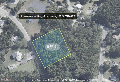 Vacant Land For Sale - Livingston Road<br/> ACCOKEEK, MD 20607