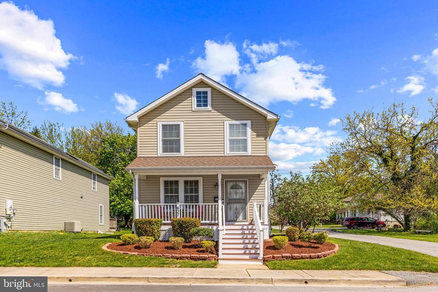 Welcome to 437 E Pennsylvania Ave, located in the heart of downtown Towson! This 4-bedroom, 3 bathroom home, built in 2011, combines modern amenities with timeless charm. As you approach the property, you’ll be greeted by a covered front porch—perfect for enjoying a morning coffee or unwinding in the evening. Step inside to find gorgeous hardwood floors and an open-concept living space. The spacious kitchen features natural oak cabinetry, a large island, and updated stainless steel appliances. Off the kitchen, you’ll find a flexible space—ideal for a bedroom or home office—and a private full bathroom. A door at the back of the home opens to a flat, grassy backyard, perfect for outdoor living. Upstairs, you’ll discover 3 generously sized bedrooms and 2 full bathrooms. The primary suite is spacious and features a private full bathroom and blackout shades on the large windows, ensuring privacy and a restful retreat. Throughout the home, natural light fills every room, and there’s no shortage of storage space. The unfinished basement offers endless potential, ready for you to transform it into whatever suits your vision. Plus, the home is certified green, offering energy efficiency and sustainability. Welcome home!
