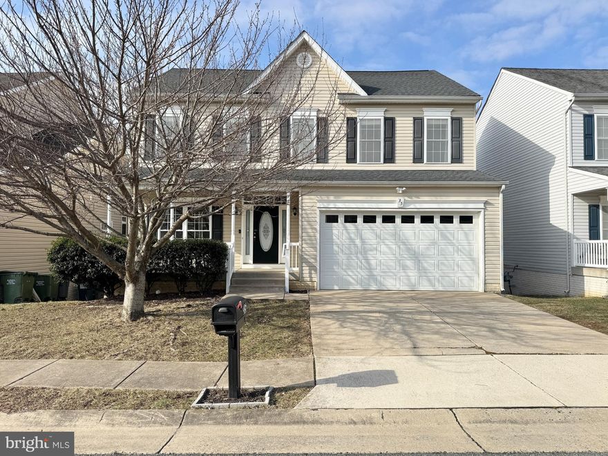 Only a few short minutes to Quantico and handy to all of the restaurants, shopping, breweries, coffee shops and things to do of Stafford and the surrounding areas.  This home has been updated with fresh white cabinets and granite counters in the kitchen, plenty of windows to let in the natural light.  A separate living room with gas fireplace.  Front porch and rear deck.  Fenced yard.  4 bedrooms upstairs and a finished basement with recreation room.