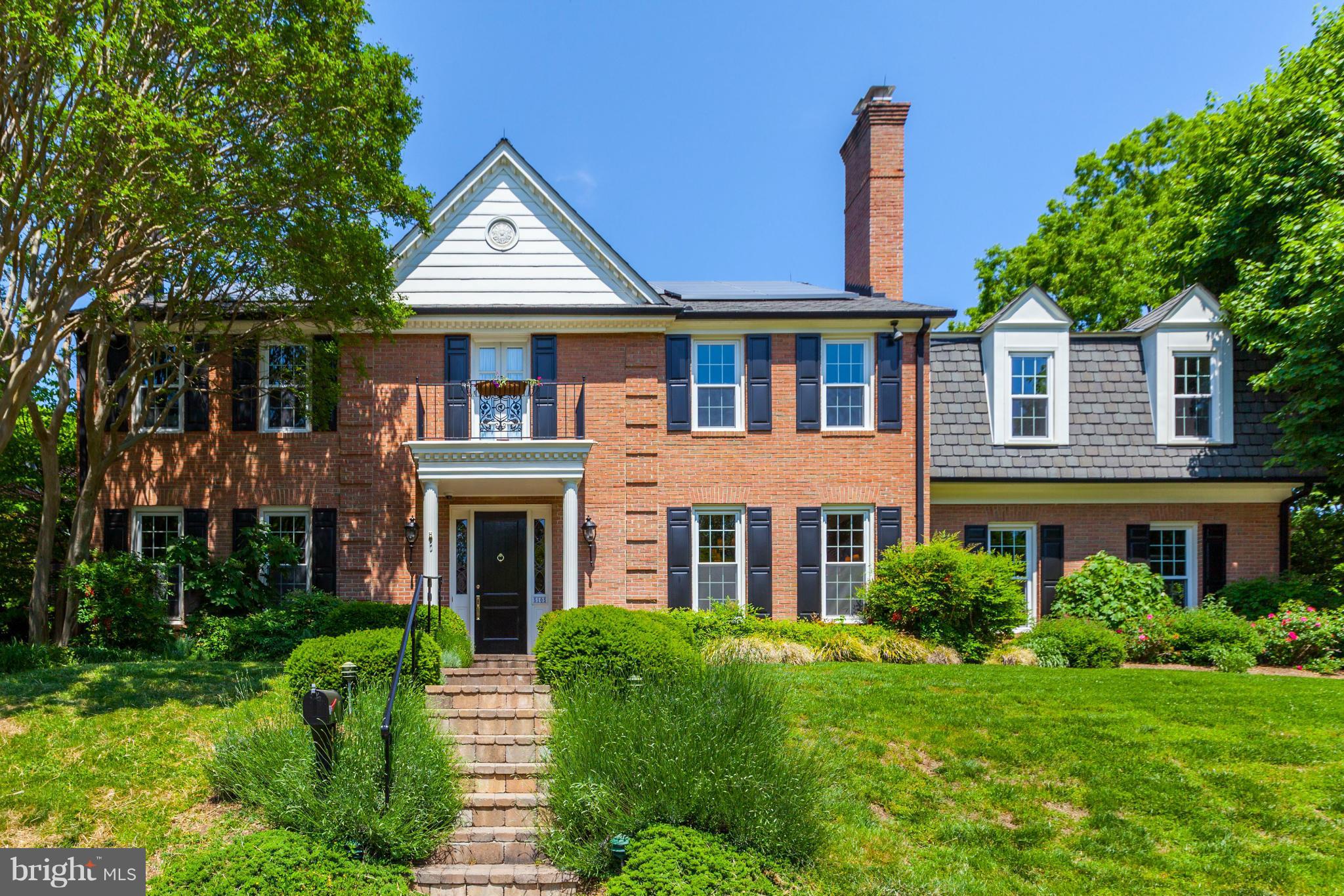 Fabulous new price! Open, light filled & updated 5BR/5.5BA, 6300 sq ft, colonial on a cul de sac. Control 4 smart house system,back up generator, solar panels ,new windows ,2-story Foyer and so much more! Great flow with family and entertaining spaces open to rear patio and garden. 3 zone HVAC. Gorgeous chef's Kit. Fin basement with in law suite. 2 car garage. Open Sunday 2-4