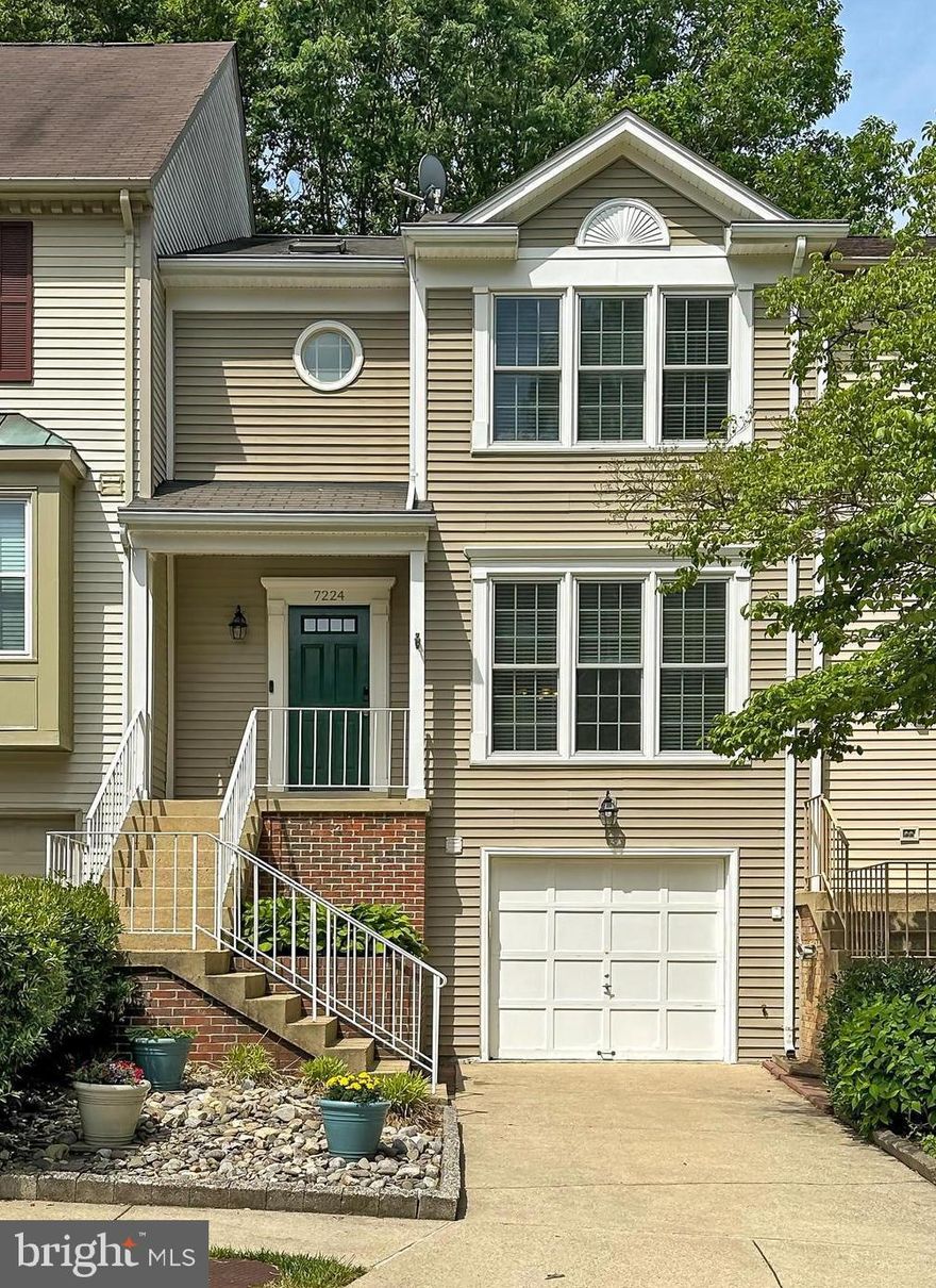 Refined Living in the Heart of West Springfield  Welcome to 7224 Olde Lantern Way, a beautifully updated 3 bedroom, 3.5 bath town home ideally situated in the desirable Olde Oak Ridge neighborhood. Offering a quiet, tree-lined setting with effortless access to major commuter routes, this home combines classic charm with modern convenience. With a brick-front exterior, lush landscaping, 1 car garage, hardwood floors on all three levels, and a thoughtfully renovated interior, this turnkey residence is ready to welcome you home.
All of this is tucked into a tranquil, well-maintained community that offers the best of both worlds—peaceful residential living with prime proximity to the Springfield/Franconia Metro, Virginia Railway Express, Fort Belvoire, and the National Geospatial-Intelligence Agency. Shopping, dining, and entertainment await just minutes away at Springfield Town Center, while outdoor enthusiasts will love nearby parks and trails including Pohick Creek Stream Valley Park. For those seeking a thoughtfully updated home in a prime location with timeless appeal, 7224 Olde Lantern Way is the one. Welcome home!