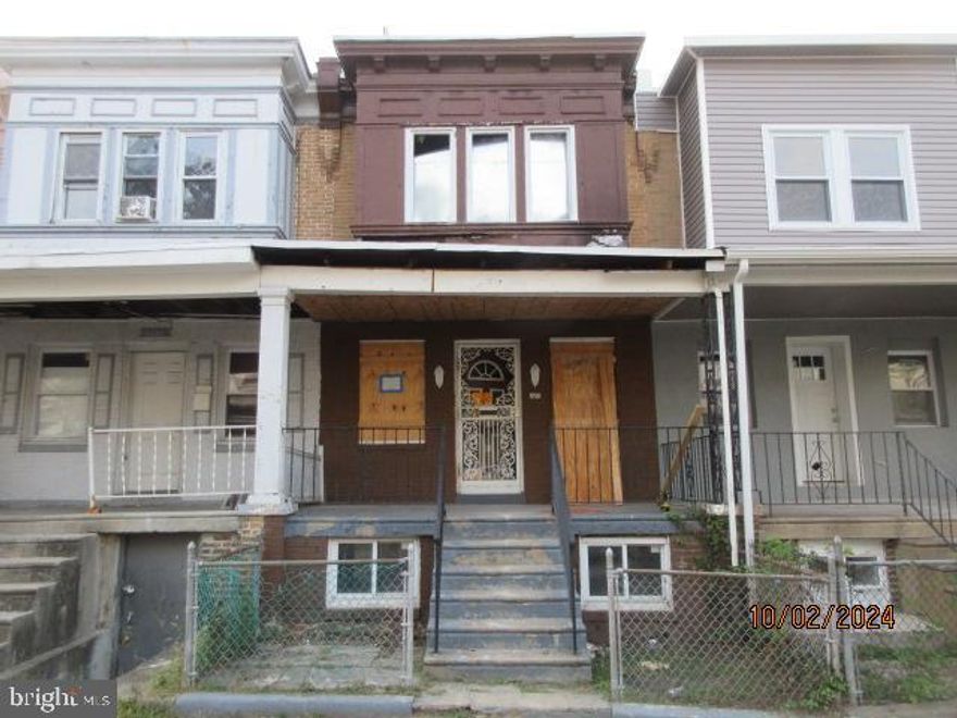 Welcome to this charming fixer-upper, a potential dream home awaiting your personal touch! Nestled in the West Philadelphia section, this house for sale offers a fantastic opportunity for those with a keen eyeforrenovation and a desire to create a customized living space. While this house is in need of updating, itoffersan incredible chance to add significant value and personalize it to your taste. Bring your creativity andenthusiasm to unlock the full potential of this hidden gem, transforming it into the home of your dreams. Don't miss the chance to make this property a true reflection of your style and preferences!