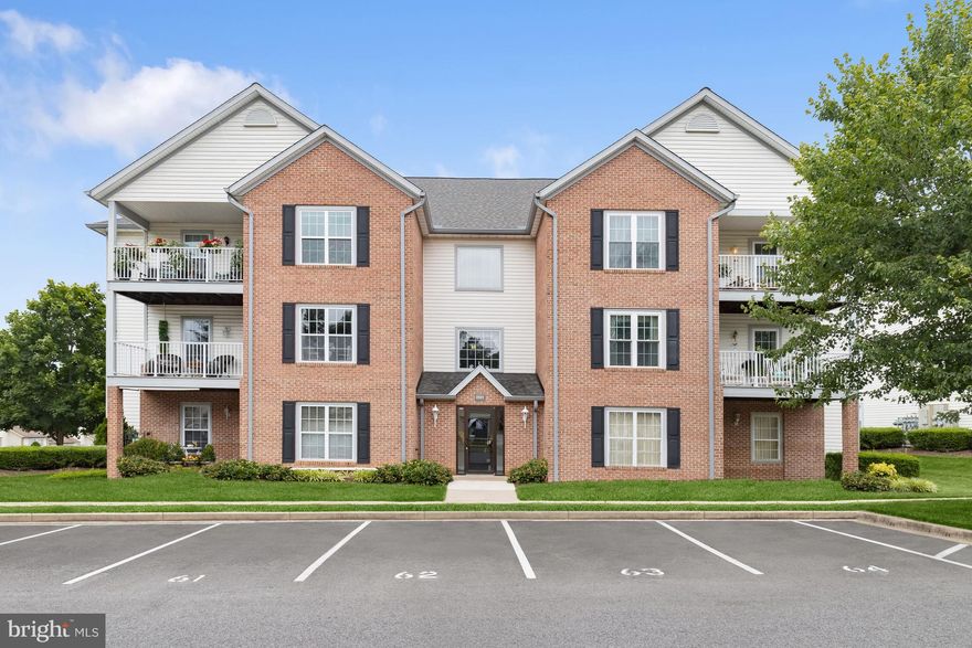 Spectacular top level condominium located in the highly sought-after Winifred Manor a 55+ Community! 
Spacious open concept floor plan graced with soaring vaulted ceilings, vinyl plank flooring, built-in cabinetry, and neutral color palette; Kitchen equipped with sleek granite countertops and backsplash, stainless steel appliances, movable center island, and pantry | laundry room; Primary bedroom highlighted with an en-suite full bath and a sizable walk-in closet; Additional bedroom, full bath, and access to the private balcony completes this wonderful home; Secured building entrance and elevators;  Exterior features: Landscaped grounds, private balcony, sidewalks, streetlights, community clubhouse, pavilion, and resident manager on site; Community Amenities: Close in proximity to all that Sykesville has to offer! Abundant shopping, dining, downtown historic Sykesville, and entertainment options are just minutes away. Commuter routes include MD-32, MD-26, MD-97, and I-70.