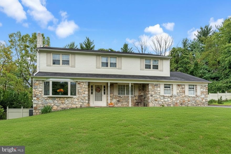 Welcome to your new home in the highly-sought after Churchville neighborhood, Council Rock School System.  This elegant five bedroom home has tons to offers  both space and sophistication on a beautiful premium lot backing to woods with an inviting concrete in-ground pool, huge finished basement.  Perfect for tomorrow's memories.  This lovely home has a center hall with formal living room and Dining room.  Beautifully updated kitchen complete with modern finishes and all new stainless appliances.  breakfast area overlook peaceful backyard and cozy family room with fireplace.    Upstairs offer a well appointed primary suite with private bath, four additional spacious bedrooms and hall bath complete this level.   Don't miss this opportunity to make this beautiful home your own.