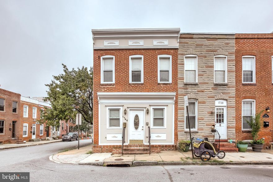 SUPER WIDE END UNIT WITH AN INCREDIBLE FEDERAL HILL ADDRESS! YOU WILL LOVE THIS LIGHT FILLED GIANT HOME! GLISTENING HARDWOODS THROUGHOUT THIS THREE STORY SENSATION. EASY, OPEN FLOW MAKES THIS PERFECT FOR ANY FURNITURE- AN ABSOLUTE ENTERTAINERS DREAM!AMPLE STREET PARKING AT THIS LOCATION OF THE NEIGHBORHOOD. WALK TO LOCAL HOT SPOTS THROUGHOUT FEDERAL HILL!QUICK & EZ ACCESS TO I-95 AND DOWNTOWN BUSINESS DISTRICT.HUGE FINISHED BASEMENT.