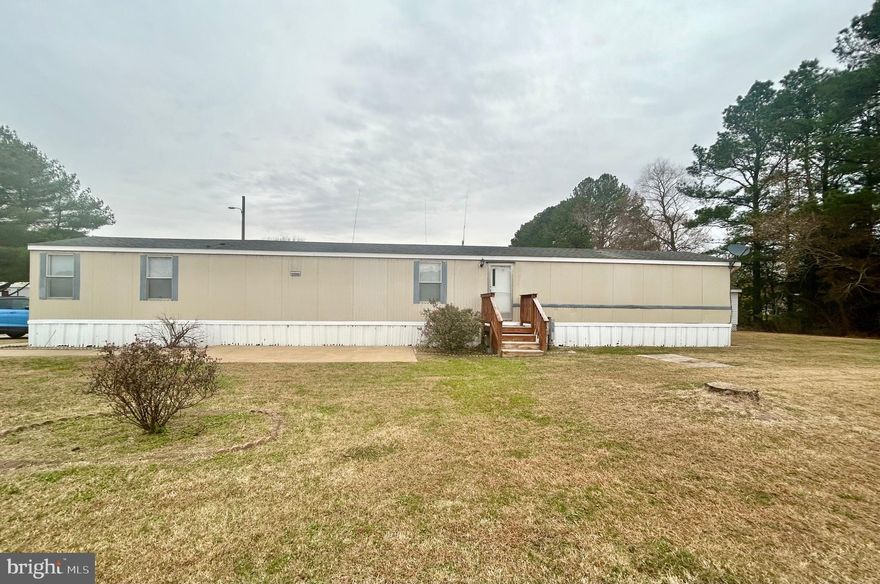 Step into this lovingly cared for home with an open concept split floorplan and an abundance of natural light!!  You walk in the front door to a large living room which is open to the  eat in kitchen with peninsula. This space is perfect for entertaining!  The kitchen holds plenty of upper and lower cabinetry for your storage needs.  In true split floor plan fashion, off the kitchen is  primary bedroom with bathroom.   On the opposite side of the home you will find two additional bedrooms and a bathroom.  This home is situated on a large corner lot and has a 12 * 16 outbuilding as well as a 16*16 outbuilding, both equipped with rafter storage and electricity.   Enjoying the outdoors won't be difficult with 2 cement patios, one in the front and one in the rear...the back being a covered patio perfect for enjoying an afternoon rain shower, a nice B-BQ or just simply relaxing.