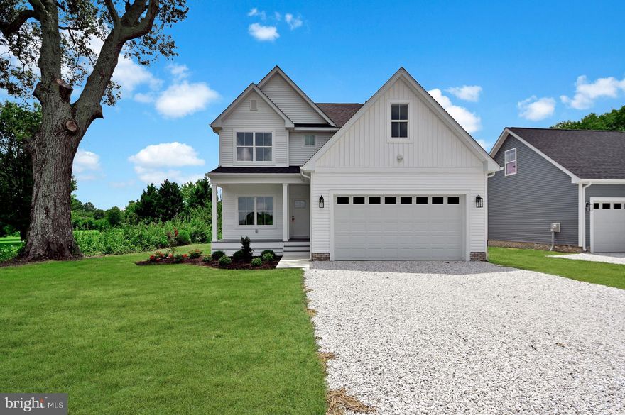 !!Take advantage of a 2-1 buy down starting at 4.99% your first year using the builders preferred lender!! Brand new construction in Pittsville, MD! This 3-bedroom, 2.5-bathroom home showcases an open-concept living room and kitchen, ideal for modern living and entertaining. The main level includes a convenient half bath, while upstairs you'll find a spacious primary suite complete with a large walk-in closet and a luxurious walk-in shower. Two additional bedrooms share a full bathroom, and the laundry room is also located upstairs for added ease. An unfinished space upstairs offers the potential for a fourth bedroom or bonus room, totaling an additional 154 square feet. This home is loaded with high-end builder upgrades, including Certainteed siding, IKO Cambridge lifetime architectural shingles in Dual Black, and MI V3000 series windows. The exterior features an insulated garage door, Timbertech deck materials, upgraded landscape bed and light packages, as well as a stone trim package with Craftsman-style doors and trim. Inside, you’ll find Ledo door handles, durable LVP flooring with a lifetime warranty, Fabuwood cabinetry with soft-close drawers, and quartz countertops. The kitchen is equipped with stainless steel appliances, and the closets and pantry are finished with custom wood shelving. Don’t miss your opportunity to own this beautifully crafted, quality-built home!