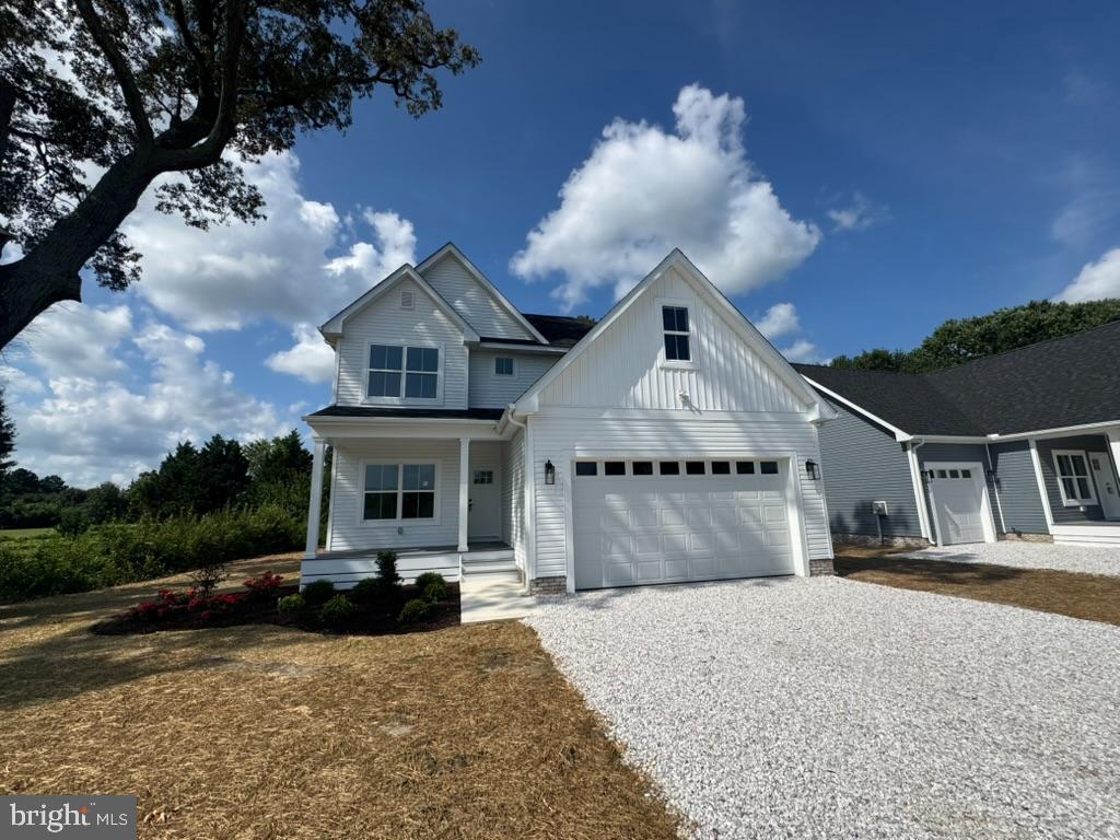 Brand new construction in Pittsville, MD! This 3-bedroom, 2.5-bathroom home showcases an open-concept living room and kitchen, ideal for modern living and entertaining. The main level includes a convenient half bath, while upstairs you'll find a spacious primary suite complete with a large walk-in closet and a luxurious walk-in shower. Two additional bedrooms share a full bathroom, and the laundry room is also located upstairs for added ease. An unfinished space upstairs offers the potential for a fourth bedroom or bonus room, totaling an additional 154 square feet. This home is loaded with high-end builder upgrades, including Certainteed siding, IKO Cambridge lifetime architectural shingles in Dual Black, and MI V3000 series windows. The exterior features an insulated garage door, Timbertech deck materials, upgraded landscape bed and light packages, as well as a stone trim package with Craftsman-style doors and trim. Inside, you’ll find Ledo door handles, durable LVP flooring with a lifetime warranty, Fabuwood cabinetry with soft-close drawers, and quartz countertops. The kitchen is equipped with stainless steel appliances, and the closets and pantry are finished with custom wood shelving. Don’t miss your opportunity to own this beautifully crafted, quality-built home!