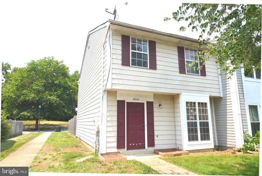 ATTENTION INVESTORS:  Ideal buy and hold 3BR 1.5FB end unit townhome with main level laundry area, or owner occupant willing to put in some sweat equity.  Kitchen and Dining area with door to fenced rear yard with storage shed and patio.  Property close to Waldorf area ammenities with easy access to  several highways as well as public transportation.  Property needs some basic TLC as reflected in price and is sold strictly as-is.   Cash or Conventional purchase preferred.  Owner can accomodate a quick settlement.