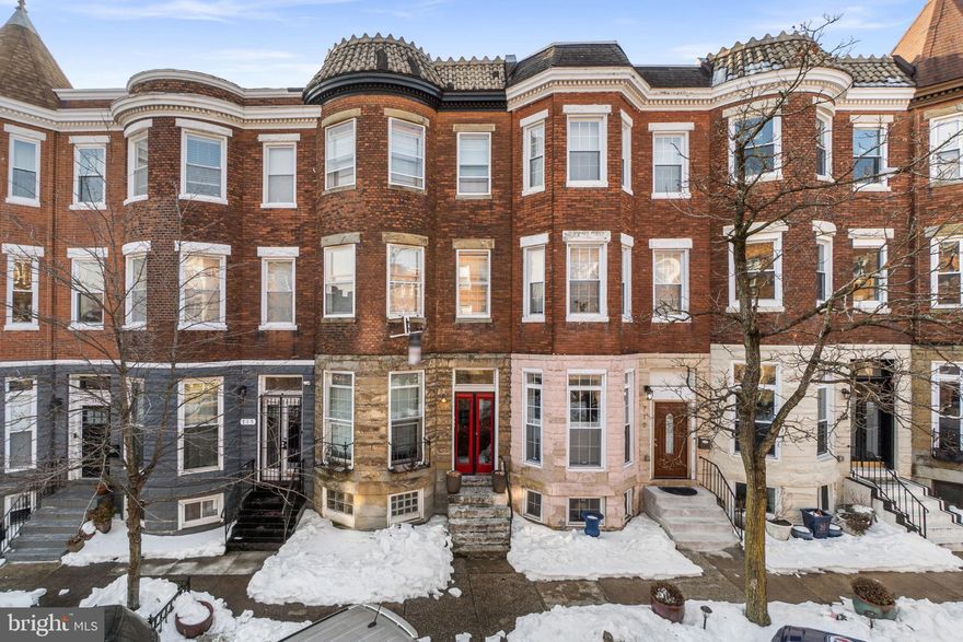 Exceptional investment opportunity: Three well-maintained, separate units in a brick multifamily building are being offered and sold together. Offering a total of 5 bedrooms, 4 bathrooms, and 3,740 square feet in charming Reservoir Hill. The building features three separately leased units with stable rental histories, all registered with Baltimore City and lead-certified. All tenants are on 12-month leases and pay their own gas, electric, cable, and internet, with water paid by the owner due to non-separately metered service (water subsidy currently reimbursed by two of the three units). A BGE public service account covers common area lighting.Each unit offers functional layouts with updated finishes, hardwood flooring throughout, and is equipped with a stove, refrigerator, microwave, dishwasher, and in-unit washer and dryer, providing convenience and modern appeal for tenants.Unit 1 is a  2 bedroom, 1 bath, 1,000 square feet residence, includes a water subsidy. Unit 2 is a 2 bedroom, 2 bath, 1,200 square feet residence,  currently vacant.Unit 3 is a 1 bedroom, 1 bath, 538 square feet residence, currently rented with water subsidy.The property includes a rear parking pad available to tenants in addition to street parking. A full rent roll and income statement are available, and the property has been professionally managed by Bay Management Group since early 2024. Additional highlights include strong rental demand in the area, an upcoming value-add opportunity with Unit 2’s turnover, and stabilized occupancy across the remaining units.