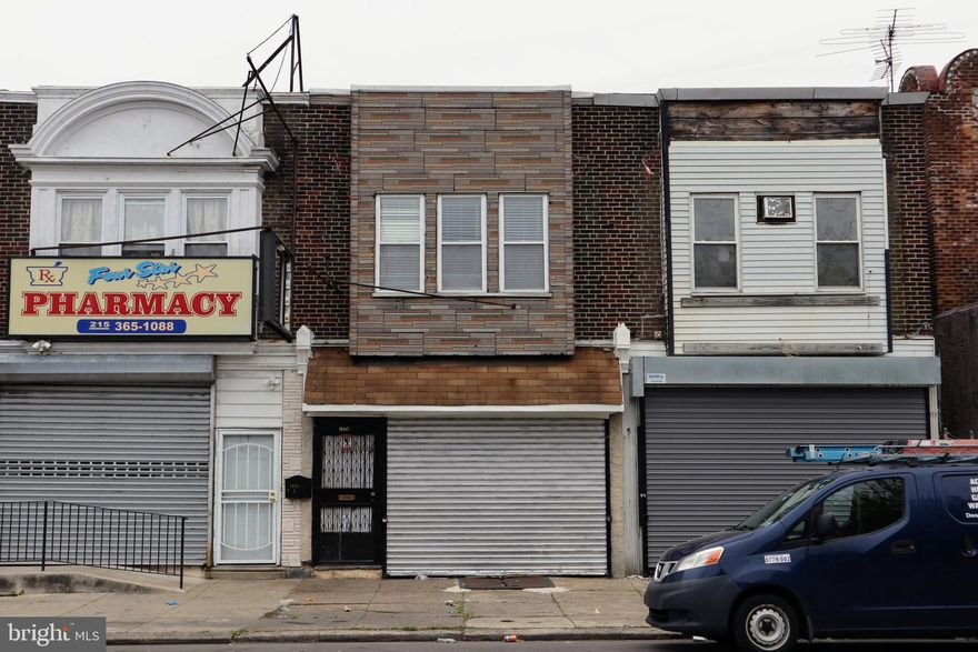 Welcome home to a prime investment opportunity in the Elmwood Park neighborhood in Philadelphia. This is a decently sized mixed-use duplex property awaiting revitalization. With a storefront featuring a half bathroom for versatile commercial use and a second unit offering 3 bedrooms and 1 bath, this property holds immense potential to bring your ideas to.  Though sold as is and requires TLC, it presents a compelling chance for entrepreneurs and investors to unlock value in the bustling Philadelphia market. Conveniently located near public transit and a local Amazon warehouse, its strategic position enhances its appeal as a lucrative investment opportunity. Don't miss out! Seize the chance to transform this multi-family property, add it to your portfolio, or live in one unit & rent the other. Property will be sold in AS-IS condition and delivered vacant.