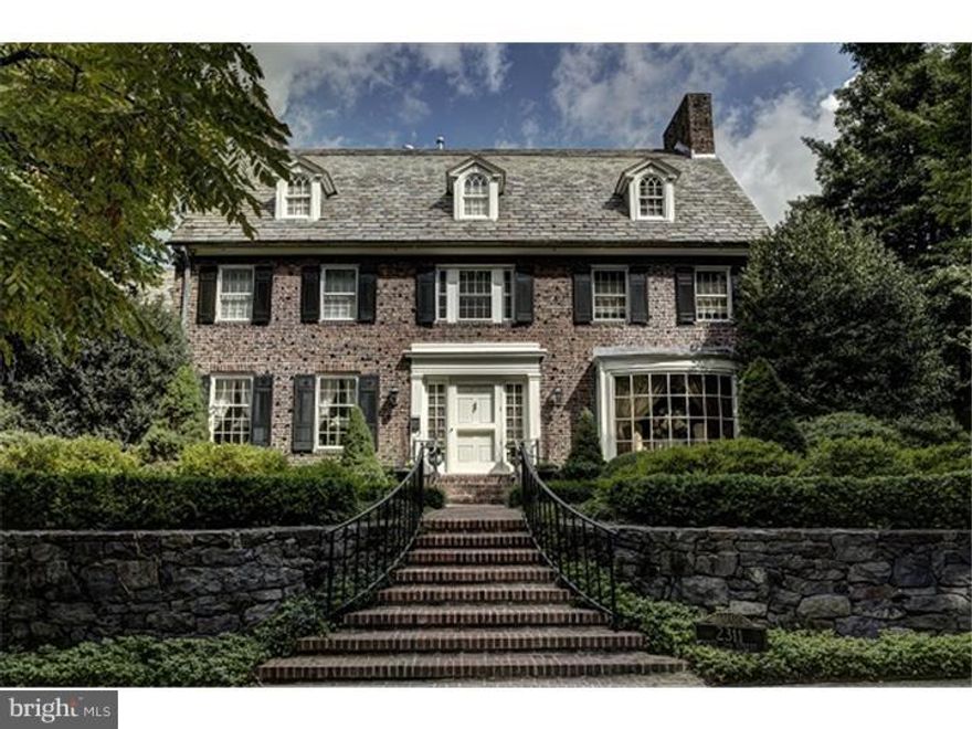 Once a DuPont family home, this stunning brick three story 9,000  sq ft brick beauty, is nestled on almost 1 acre of land. It affords privacy, yet convenience of location, which is close to Rockford Park , I 95, and many of the top restaurants!  You have that country estate feel within a wonderful sought after city neighborhood! There is every amenity one can think of, including an elevator; library with fp; media/game room; state of the art open kitchen overlooking a lovely family room with its own custom stone fp and views of the terraces. Don't miss the master suite with it's own fireplace, bath, and custom dressing room. 6 bedrooms in total, 4 full baths, 3 half baths. This exquisite home once part of history, has been completely renovated yet maintains the original elegance. Situated on a corner lot with a private court yard, side and rear flagstone terraces, a three car garage, new pool, pool/change house, and don't forget the fish pond! This completely fenced and private property should not be missed by the most discriminating buyers who want the neighborhood feel combined with that of a country estate. One of a kind!