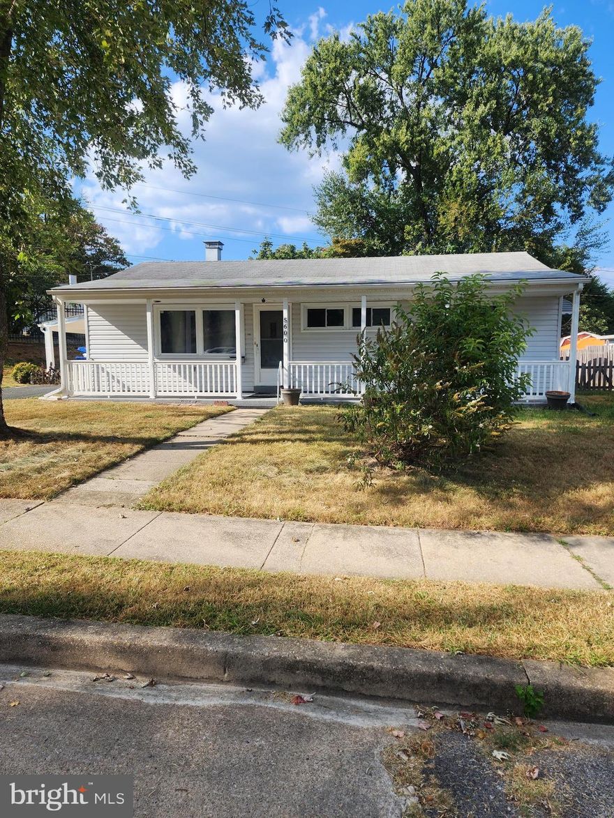 Don't miss out on this lovely 3 bedroom 1 bathroom rancher on a large corner lot. This home was lovingly maintained by the owner and is ready for your finishing touches.  Freshly painted. New floors in the main living areas. Stainless steel appliances in the kitchen leading out to a 3 season sunroom which is great for entertaining your guests. Nice sized yard which is fully fenced and backs to mature trees for privacy.   Interior pictures coming soon. Estate sale. As is.