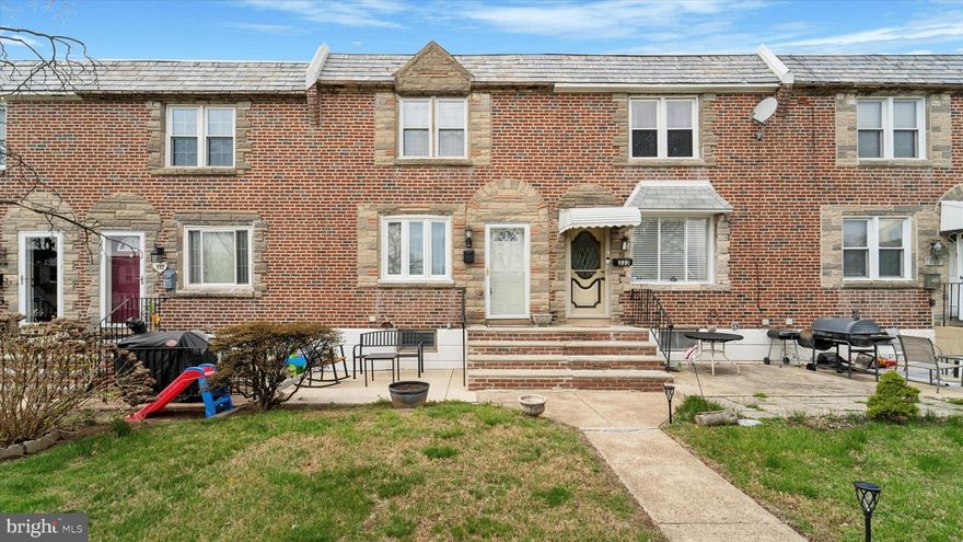 Welcome to 335 Spruce St Glenolden! Nestled in a quiet neighborhood this charming brick  home exudes a warm inviting atmosphere. Upon entering, you are greeted by a cozy living room. Large windows at the front of the room allow natural light to pour in, creating an airy and bright atmosphere. The living room seamlessly transitions into a dining area, perfect for entertaining and family gatherings. From there enter into the updated eat- in kitchen that is both warm and functional including ample counter and cabinet space to cook your favorite foods. This eat-in kitchen features an  inviting layout that allows for easy movement and accessibility. Upstairs the home offers three comfortable bedrooms, each designed to maximize space and comfort. The master bedroom includes a large double sliding door closet. Updated carpets complete the back bedrooms. The bathroom   features a full-sized bathtub with a shower, complemented by a tasteful vanity and ample lighting.  Added  features of this home are the full basement and garage  that  offer additional storage space. Dont miss out on this great opportunity to own this home!