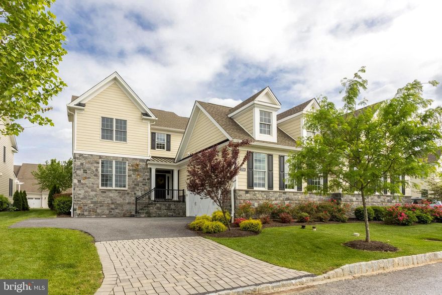 Enjoy luxurious, easy-living in this beautiful, 4 Bedroom, 4.5 Bath home, located in the coveted Liseter Community. The lovely Rosemont model boasts 9+ FT ceilings, oversized windows, and over 6000 SF of sun-filled living space. Enter into the spacious 2-story open foyer featuring beautiful hardwood floors, wainscoting, and a dramatic curved staircase. Just off the Foyer, an office space provides an ideal work-from-home environment. Continue to the formal Dining Room with tray ceiling, chair rails, and crown molding that provide a perfectly sophisticated space for entertaining. The open-concept, main living area, comprised of the stately 2-story Family Room and Gourmet Kitchen with Dining Area offers a perfect place to gather with family and friends. A 2-story stone fireplace surrounded by windows presents a lovely focal point and allows for an abundance of light to enter the space. The gourmet kitchen boasts handsome cabinetry, granite countertops, ceramic tile backsplash, stainless steel appliances, and a large center island. The eat-in kitchen Dining Area opens to the sizable two-level Deck with space for additional dining and plenty of room to relax under the pergola. A luxurious Primary Suite with oversized frameless glass shower and walk-in closet plus an additional Half Bath, complete the first floor. Head upstairs to find 3 additional bedrooms, one with an en-suite bathroom and all with generous closet space. Head back down to the fully-finished basement with plenty of additional, flexible living space  and another Full Bathroom. Delight in everything charming Newtown Square has to offer and make this house your home today. This beauty won’t last long!