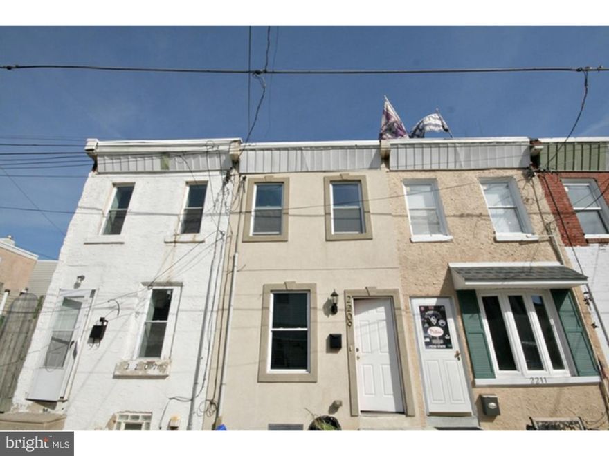 This 2-story 1BD/2BA + office/den rowhome is located on a small side street in the Fishtown/Kensington area around the corner from Cook and Shaker gastropub and close to shopping on Armingo Ave.   Enter into the sunny living room with hardwood floors, adjustable lighting and a ceiling fan. The living room flows into the modern kitchen, separated by a granite counter. The kitchen features stainless steel appliances, a microwave, garbage disposal and recessed lighting.   Continue down the hall on the first floor to a full bathroom and an office/den. This room could also be used as a bedroom if desired. This has exclusive access to a private patio. The basement has lots of room for storage and will have a washer and dryer.   Upstairs is a spacious sunny front bedroom with a ceiling fan and large closet. There's plenty of room for a bed and living space in the room. There's another full bathroom on the second floor with a luxurious jetted tub.   First month, last month, and one month's security deposit due at lease signing. $45 application fee due per applicant. Pets are conditional on the owner's approval and, if accepted, may require additional deposit/fee (this generally $500 per dog and $250 per cat). Tenant responsible for electricity, water, cable/internet. There is a security system included.