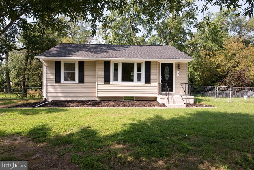 Stunning remodeled home.  This adorable rambler has been completely renovated featuring kitchen w/granite, SS appliances, recessed lights; baths w/custom tile, lighting and quartz top vanities; hardwood floors; half acre lot; new roof; new HVAC and more.