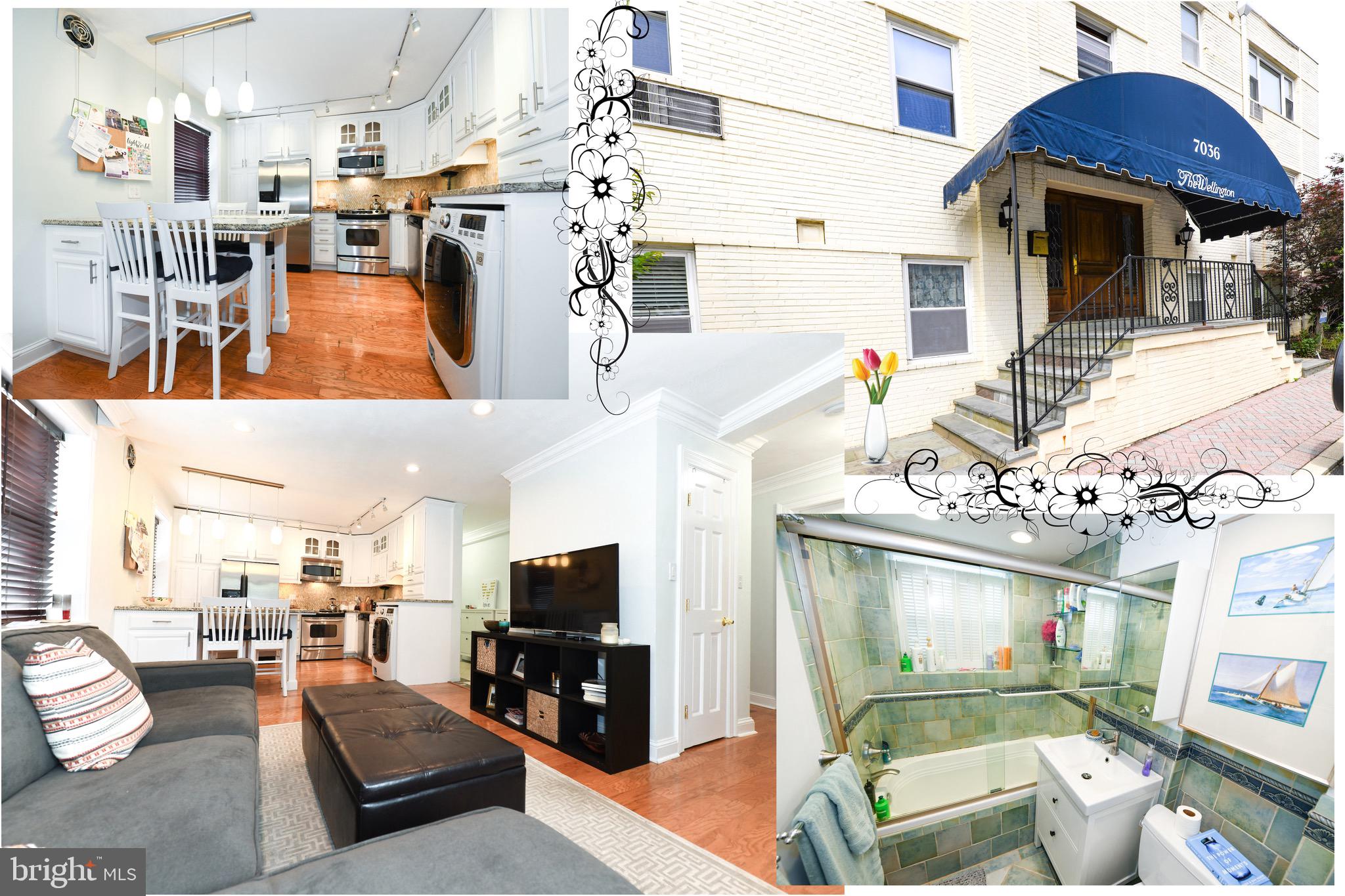 Stunning fully renovated condo unit located in the desirable Chevy Chase/Bethesda area of Maryland. This property is conveniently situated near the Metro, shopping centers, and restaurants, providing easy access to all the amenities and attractions the area has to offer.
The condo unit features a gourmet designer kitchen with stainless steel appliances, granite countertops, and a breakfast bar, making it a perfect space for cooking and entertaining guests. The large master bedroom boasts a walk-in closet and a desk area, providing ample storage and workspace for residents.
The condo unit also features beautiful hardwood floors throughout, adding warmth and character to the space. The designer full bath is another highlight of the property, featuring modern fixtures and finishes. The charming and bright living room is a great spot for relaxing or entertaining guests.
Overall, this property offers a perfect blend of style, comfort, and convenience. With its prime location and exceptional features, it is an ideal home for anyone seeking a luxurious and convenient lifestyle in the Chevy Chase/Bethesda area.
