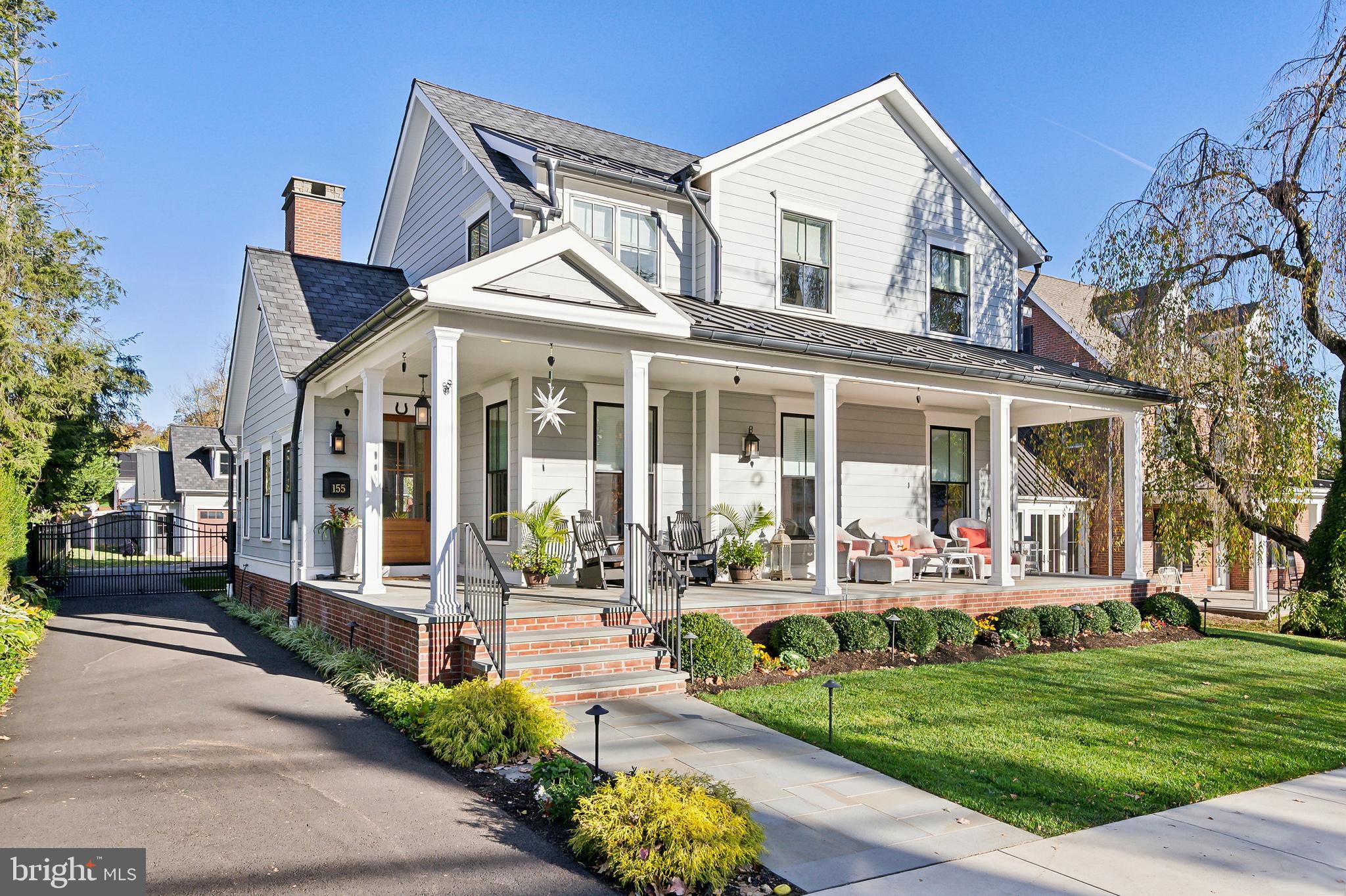 Custom built in 2021 with the attention to detail and modern charm that only a custom built home can provide, this 4BR/4.5BA, 5,300sq.ft oasis, in the heart of Doylestown Boro, blends some of the most sought-after luxury amenities, including a first-floor primary suite, with the classic character and charm so often found in the heart of Doylestown.
<--------> Inside, the main level offers an open-concept floorplan with radiant-heat hickory hardwood floors, a two-story grand living room capped by a custom-milled tray ceiling, a gourmet chef’s kitchen driven by a professional gas stove and dual ovens, a butler’s pantry with ample storage and refrigerated cabinet drawers, a refined dining room with double sliding doors overlooking a custom bluestone patio, and a primary suite with a spacious walk-in closet and bathroom that you JUST HAVE TO SEE!
<--------> Upstairs the charm continues with three more generous bedrooms (one being an en suite), two full baths, and a loft with views overlooking the entire main floor that can be used as a library or office space.
<--------> When it comes time to entertain, your lower level is an absolute entertainer’s dream. Offering an abundance of lounge space, a climate controlled wine cellar, an 8-seat professional bar equipped with dual coolers and a rinse sink, a full modern bathroom, and plenty of dry storage… all set upon a professionally polished concrete floor.
<--------> Outside you’ll find a private driveway secured by a remote gate leading to ample offstreet parking and an expansive 3-car detached garage with a framed out, 900sq.ft. second floor that not only provides opportunities for expansion, but offers some of the best views of the property.
<--------> All of this with easy access to major commuter routes to NY, Princeton, and Philadelphia and located in the award-winning Central Bucks School District. Come see what 155 East Ashland has to offer you!