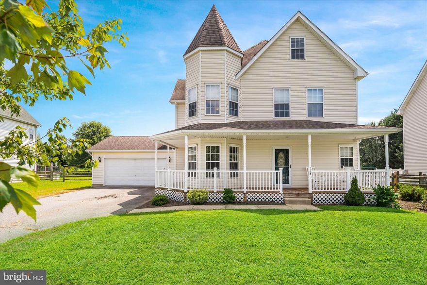 Wonderful, spacious Victorian home with tons of natural light located in Frisby's Meadows in Cecilton! This beauty boasts 4 bedrooms,  2.5 bathrooms, attached 2 car garage, quaint front porch, rear deck and large fenced-in yard. Frisby's Meadow is just a short walk to the community park complete with playground, tennis courts, and basketball courts.  A quick drive to both Chesapeake City, MD and Middletown, DE! Security deposit equal to one month's rent, plus first month's rent due at lease signing (cashier’s checks required). Pets considered on a case-by-case basis. $500 pet deposit. RentSpree or Zillow application required to schedule a private showing (all residents 18+ must apply). Estimated finished square footage number includes 3rd floor.