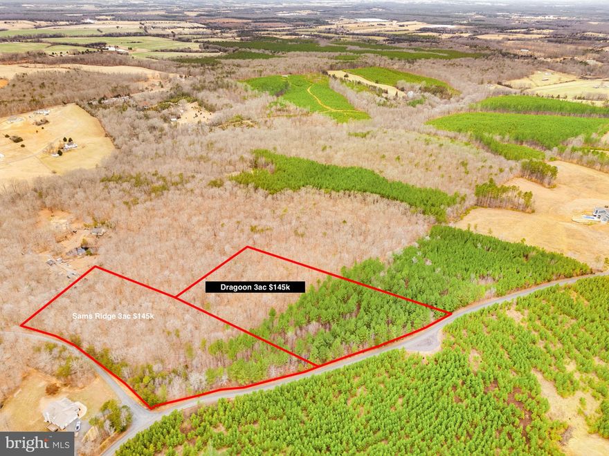 FIOS available! Private three acre lot with recent survey, conventional perc, drainfield/well site is designed and the health department application is ready to be submitted. Property is conveniently located 5  minutes from Rt 3, far enough away to enjoy peace and quiet. Approximately a 7 minute drive to the Locust Grove Walmart, 17 minutes to the town of Culpeper, and about 30 minutes into Fredericksburg. Far enough away to be the sanctuary you have dreamed of, but close enough to still have easy access to “all the nice things.” 
In the district for Pearl Sample Elementary, Floyd T Binns Middle, and Eastern View High School. There is a waste transfer station, free to Culpeper residents, only about 5 mintues away. The property is wooded with tall pines near the state road that quickly transitions to a typical Virginia hardwood forest. This lot is fully accessible from blacktop pavement. This is a “shovel ready” opportunity to bring that “forever home” to life. Land sale is subject to a pre construction contract with Inspired Home Building, Realtor notes contain the details. There are light covenants posted to the Realtor Docs, but there is no HOA. Typical build time from permitting is 8-10 months until move-in. Inspired Home Building has a "move-in ready" model home available about 5 minutes away to assist with selections, etc., as well.