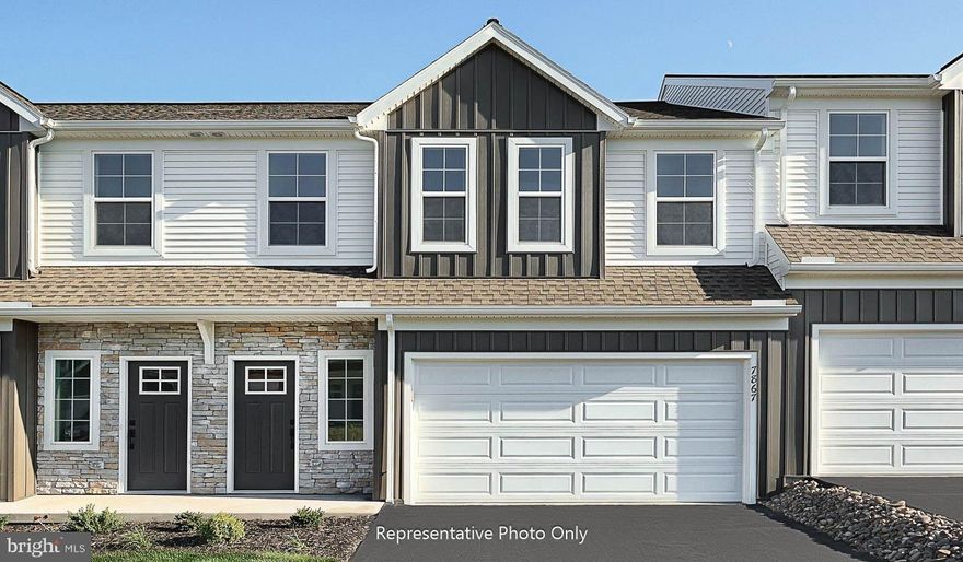 UNDER CONSTRUCTION – AVAILABLE EARLY SPRING: This spacious townhome is well-equipped with a 2-car garage, 9’ ceilings on the first floor, and a patio for outdoor living. The kitchen, featuring stainless steel appliances and quartz countertops with a tile backsplash, opens to the dining area and sunny family room. The 2nd floor boasts all 3 bedrooms, 2 full bathrooms, and a convenient laundry room. The owner’s suite includes an expansive closet and a private bathroom.