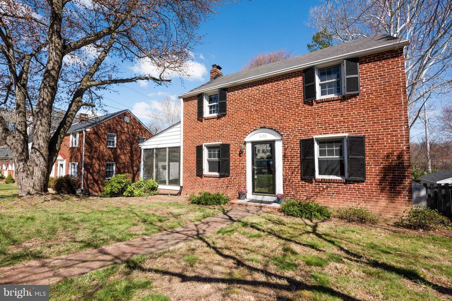 Commuter s Dream in Idyllic Madison Manor. 8 minute walk to EFC Metro. Large deep lot backs to beautiful county park and WOD bike/exercise path. Walking distance to schools, your choice of neighborhood parks and Westover shops, restaurants and library.  Wood burning fireplace and sunroom. Hardwood floors throughout main and upper levels. Lower level bedroom with full bath ensuite. Available now.