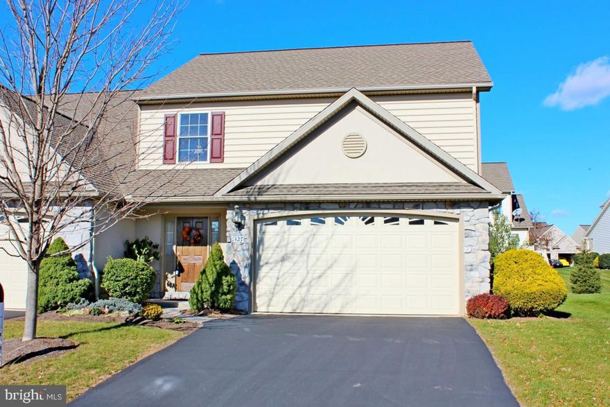 Gorgeous One Owner Home. Open Custom Cherry Kitchen w/Island. First Floor Hardwood Flooring, Carpeted Family Room with Vaulted Ceiling plus Stone Gas Fireplace. Sunroom off of the Open Kitchen. A Dombach Quality Built Home with 2 Car Garage. Unfinished Basement. Care Free Living Because Association Covers Maintenance of Grounds and Building. A Must See Inside.