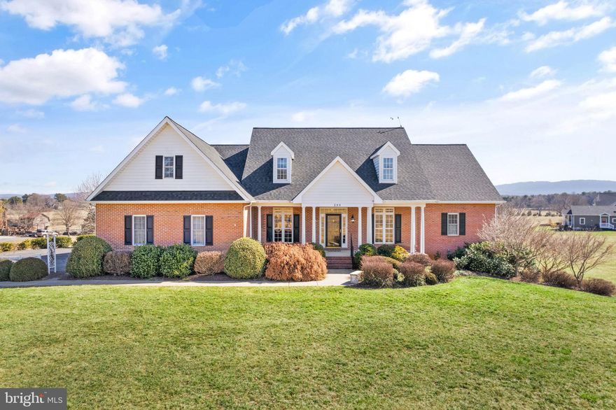 Beautiful Estate home with gorgeous mountain views.  Hardwood floors on the main level.  3 Beds, 2 full, and one 1/2 bath all on the main level.  No HOA.  Easy commuting from this location.  Close to Morgans Ford bridge and other attractions within the area.  4 zone heating/cooling, Upper level office or Artists studio.  Fully unfinished basement can be used to create more sq ft.  Do not miss this beautiful, well cared for property.