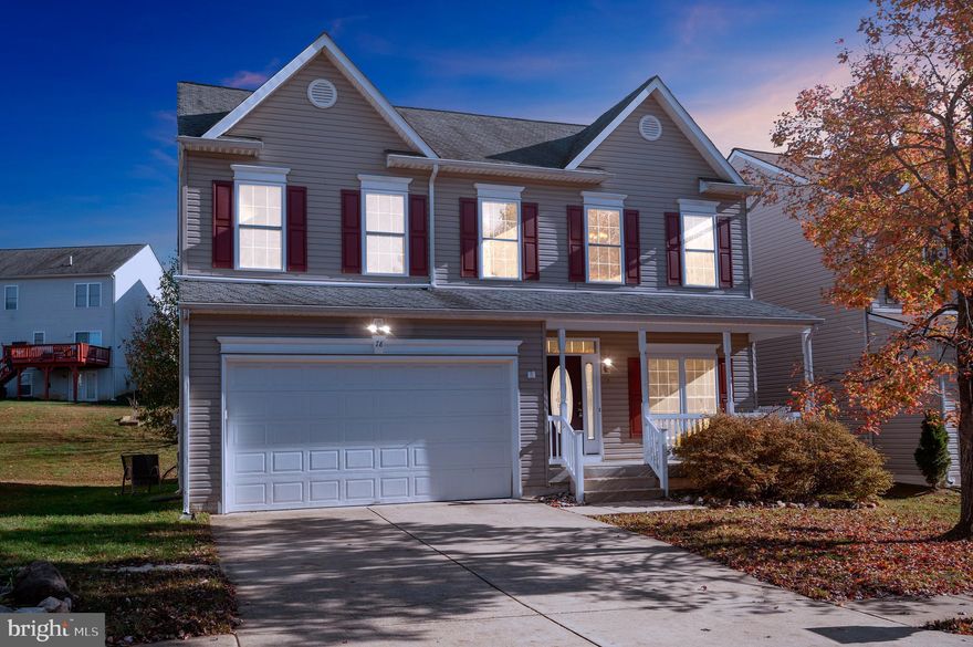 Checkout this well loved 5Bed/3.5 Single Family in Widewater Village!  From the welcoming family rooms, to a very spacious kitchen for entertaining, you will feel right at home! Enjoy your mornings or afternoons on the large deck that backs to a spacious backyard. Beautiful living room with fireplace. Owner's suite with a bathroom, Jacuzzi soaking tub, and walk-in closet. Fully finished walkout basement is sure to impress with its guest room,  entertainment area, a full bathroom as well as a cozy area that could serve many purposes- desk area, reading/gaming area, you decide. The home has plenty of areas for storage with closets and an attics. Two car garage with driveway parking for 4 cars. HOA Community with Pool, Club House, Tennis Courts, and Tot Park!  Excellent Location with close proximity to Quantico, shopping/dining and I-95.