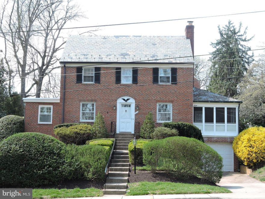 Rent this charming home located close to Navy Med/Walter Reed/NIH, schools, and downtown Bethesda (all approximately 5 min.  away). Easy access to DC and Metro. The house has 3BR, 1FB, 2HB,a fireplace, an office/library, an enclosed porch, a basement with storage room & outside entrance, and an attached garage. This wonderful home is available now for rent. No pets allowed! Please enter back door!