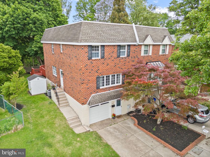 Experience the perfect blend of city convenience and suburban tranquility in this meticulously maintained 3-bedroom, 2.5-bathroom brick twin. Tucked away on a peaceful, quiet street in the highly sought-after Roxborough Park neighborhood of Philadelphia, this hidden gem offers a rare connection to nature with an extra-large lot that backs directly into lush, private woods. The home has been thoughtfully preserved and updated, boasting a newer roof, fresh carpeting, new blinds throughout, and modern ceiling fans. The journey begins on the main level, which features a spacious living room and a formal dining room perfect for hosting. The sun-lit eat-in kitchen and breakfast area serve as the home's hub, featuring sliding glass doors that open to an expansive private deck—an ideal spot for morning coffee or evening relaxation overlooking the forest canopy.

The second floor is designed for comfort and privacy, headlined by a primary suite with a full-wall closet and a dedicated ensuite featuring a classic tile shower stall. Two additional generously sized bedrooms offer ample storage with extra-large closets and share a newly renovated hallway bathroom. The living space extends to the versatile walk-out lower level, which includes a dedicated laundry room, convenient interior access to the garage, and a cozy family room brightened by modern recessed lighting. New sliding doors lead directly from the family room to a private patio and the sprawling backyard, providing a seamless transition to outdoor recreation or gardening in your own wooded oasis.

Enjoy the best of Northwest Philadelphia living with a location that puts every amenity within reach. You are just minutes away from the vibrant dining and boutique shopping of Manayunk, the scenic trails of the Wissahickon, and the urban energy of Center City. With easy access to public transportation and major highways including I-76 and Route 1, this home is a commuter’s dream that doesn't sacrifice peace and quiet.