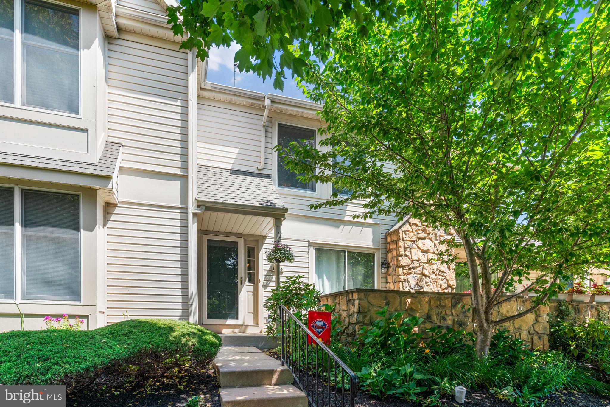 Enjoy effortless living in this well-maintained townhome, where charm and functionality meet. The inviting front patio, accented by a distinctive stone half wall, creates a welcoming first impression. Inside, you’ll find two wood-burning fireplaces—one in the dining room and another in the living room—adding warmth and character. LVP flooring spans throughout the main living floor, offering style with easy care. The dining room opens directly to the front patio, perfect for outdoor dining on warm evenings, while the spacious living room features sliding doors leading to a walkout patio is perfect for entertaining guests. Upstairs, the primary suite boasts a private bath and a generous closet space. Two additional bedrooms and a full hall bath complete the upper level. The walk-out basement includes space that is ideal for an additional family room, home office, or an area for kids to play. The Homeowners Association (HOA) covers the roof and siding, reducing maintenance responsibilities. Fire sprinkler system. Parking is convenient with two designated spots and ample overflow parking. Conveniently situated to downtown Phoenixville, Exton and King of Prussia, major commuting routes, shopping, eateries, and parks & trails. This property is the perfect choice for those seeking a low-maintenance home with enhanced space and privacy. Schedule your preview today!