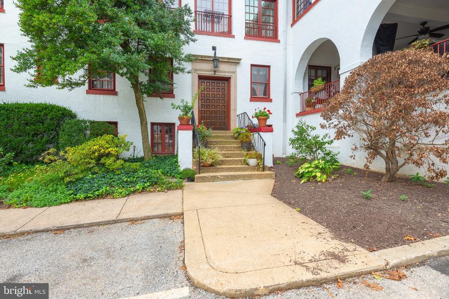 Welcome home to the historic Gardens of Guilford. This special niche community is a quiet oasis ..Centrally located, highly desirable, and rarely available. Features awesome natural light in all rooms, wood burning fireplace, Generously sized 3BR, 2BA, beautifully updated kitchen with door leading to a convenient trash chute, spacious formal dining room, the airy living room boasts a toasty fireplace, elegant parlor with built-ins that transcends time. Bonus sitting/sunroom which can easily be converted to a 4th bedroom. There is assigned storage on the lower level and each unit will receive 2 unassigned parking passes. The Gardens at Guilford's inviting gardens and Mediterranean style are tucked away yet close to universities, museums, hospitals, the Stony Run trail, and many dining and shopping spots.