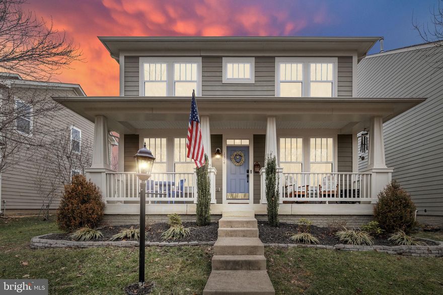 Welcome to 1304 Brigadier Drive in the sought-after Idlewild community of Fredericksburg! This beautifully maintained 3-bedroom, 3.5-bath home is move-in ready and loaded with thoughtful upgrades throughout. The main level features luxury vinyl plank flooring, abundant natural light from numerous windows, elegant crown molding, and upgraded 5-inch baseboards for a polished finish. The fully renovated (2024) kitchen is the true centerpiece of the home, complete with GE Café appliances with brass finishes, granite countertops, a farmhouse sink, a spacious island, soft-close cabinets and drawers, a gas oven/range, and a butler’s pantry which includes a wet bar. Built-in banquette seating with hidden storage off of the kitchen adds charm and everyday functionality, creating the perfect space for gathering and entertaining. The spacious living area, which flows into the kitchen, includes a gas fireplace surrounded by a dental molded mantel. Also on the main level is a Dining Room, a comfortable lounging room with built-in shelving and brass light sconces, and a room for an office, which the owners use as a play area.  Upstairs, you’ll find three bedrooms, including a large primary bedroom with a seating area, walk-in closet, and private bath featuring a relaxing soaking tub. The second-level laundry room offers added convenience, along with two additional bedrooms and a full hall bath. The finished basement provides exceptional flexibility, featuring a 4th NTC bedroom, a full bathroom, a large carpeted recreation area, plus a dedicated utility room with additional storage space. The home is equipped with gas heating and a gas water heater for efficiency and comfort. Step outside to enjoy your patio in the backyard with a fire pit, wrap-around fencing, and a detached two-car garage. A Rachio wireless sprinkler control system adds modern convenience to lawn care. Residents of Idlewild enjoy outstanding community amenities, including a pool, fitness center, walking and biking trails, a tennis court, and a playground. This house has all of the upgrades and desirable conditions to sell quickly, schedule your tour right now!