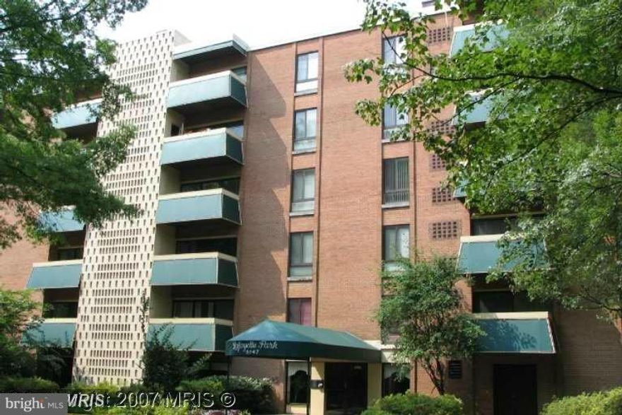 BRIGHT, SUNLIT 3 FLOOR UNIT WITH LARGE BALCONY! ALL UTILITIES INCLUDED IN RENT. 2 PARKING SPOTS. MASTER BEDROOM WITH WALKIN CLOSET. UPDATED KITCHEN WITH GAS RANGE,NEW FLOORS,CABINETS AND BACK SPLASH. NEW VANITY IN BATHROOM. NEW HVAC. COMMUNITY AMENITIES INCLUDE OUTDOOr POOL PLAYGROUND AND 1/2 BLOCK TO METRO STOP.1/2 MILE TO 7 CORNERS SHOPPING AND RESTAURANTS. GOOD CREDIT REQUIRED.