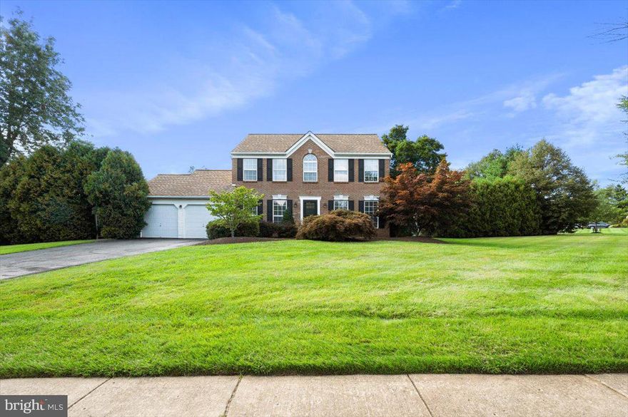 Don't miss the chance to show this absolutely stunning, gorgeous and completely updated brick front home situated on a fantastic, spacious lot.  You will feel at home the minute you enter this amazing property.  You will appreciate the soft and neutral colors and the abundance of natural light throughout.  Beautiful tiled entry foyer greets you, and you will note the custom molding and wainscoting.   The chef of the house will absolutely love working in the completely remodeled gourmet kitchen that features stainless appliances, gas cook top, island along with unique double sided breakfast bar.  Custom tiled backsplash, custom cabinets along with recessed lighting and an abundance of gleaming Taj Mahal Quartz countertops.  From the kitchen, step down to the well proportioned family room.  The kitchen bar extends to the family room, adding additional seating, and you will appreciate the hardwood floors.  Gather family and friends around the inviting gas fireplace.  Hosting family and friends for holiday meals will be a delight in the spacious formal dining room that features hardwood floors along with custom wainscoting.  First level also includes a living room also with hardwood floors and a mud room/laundry room.  On the second level, the primary bedroom is absolutely spectacular, featuring vaulted ceilings along with a sumptuous and elegant bath that has  been completely updated and renovated.   Unique and custom double sinks along with a huge, custom tiled walk-in shower.  All 3 additional bedrooms include ceiling fans and are well sized.  For golf enthusiasts, there is a custom designed putting green in the lower level.  The completely fenced lot is a true oasis, featuring expansive patios and a beautiful in-ground pool.  This a truly a special home in an amazing location, across from a playground and park and within the award wining Central Bucks School District.